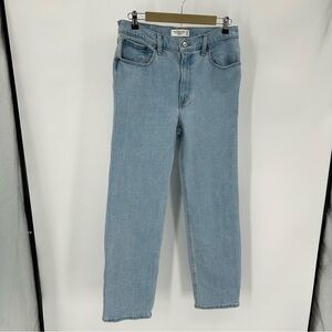 ABERCROMBIE & FITCH 90's Relaxed Jean High Rise 30/10R Womens Light Wash 2023